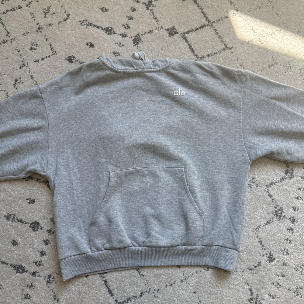 Grey alo hoodie in perfect condition
